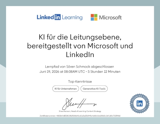 KI für die Leitungsebene, bereitgestellt von Microsoft und LinkedIn